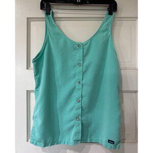 Kavu Mint Green Button-Front Tank Top